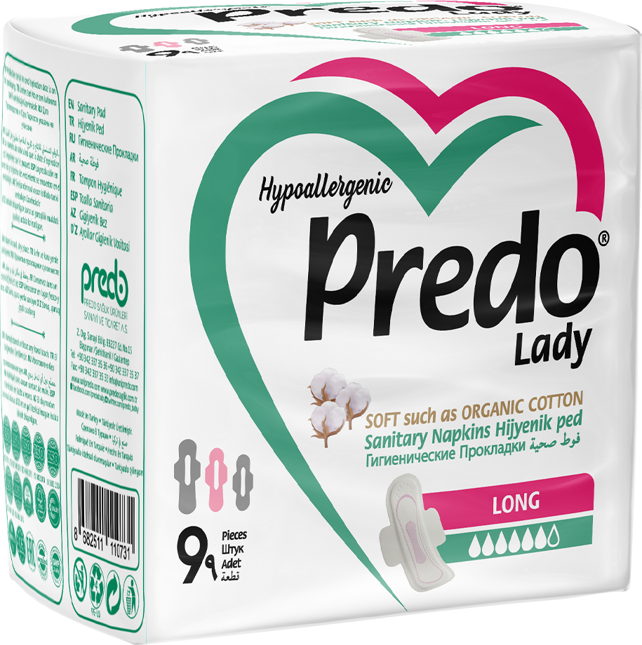 Predo Sanitary Napkins - Long