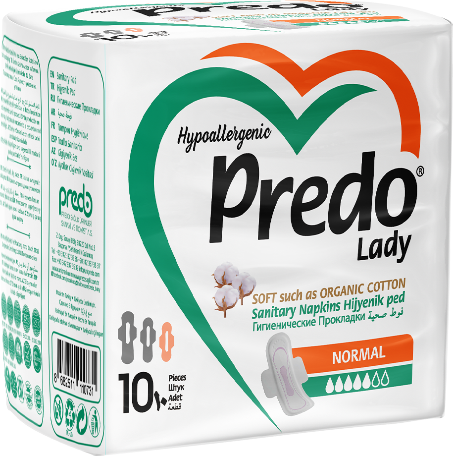 Predo Sanitary Napkins - Normal