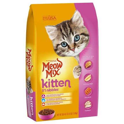 Meow Mix Li'l Nibbles Kitten Food