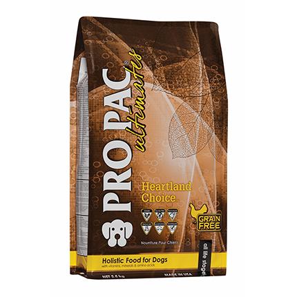 Pro Pac Ultimates Chicken & Brown Rice Heartland Dog Food (Grain Free)