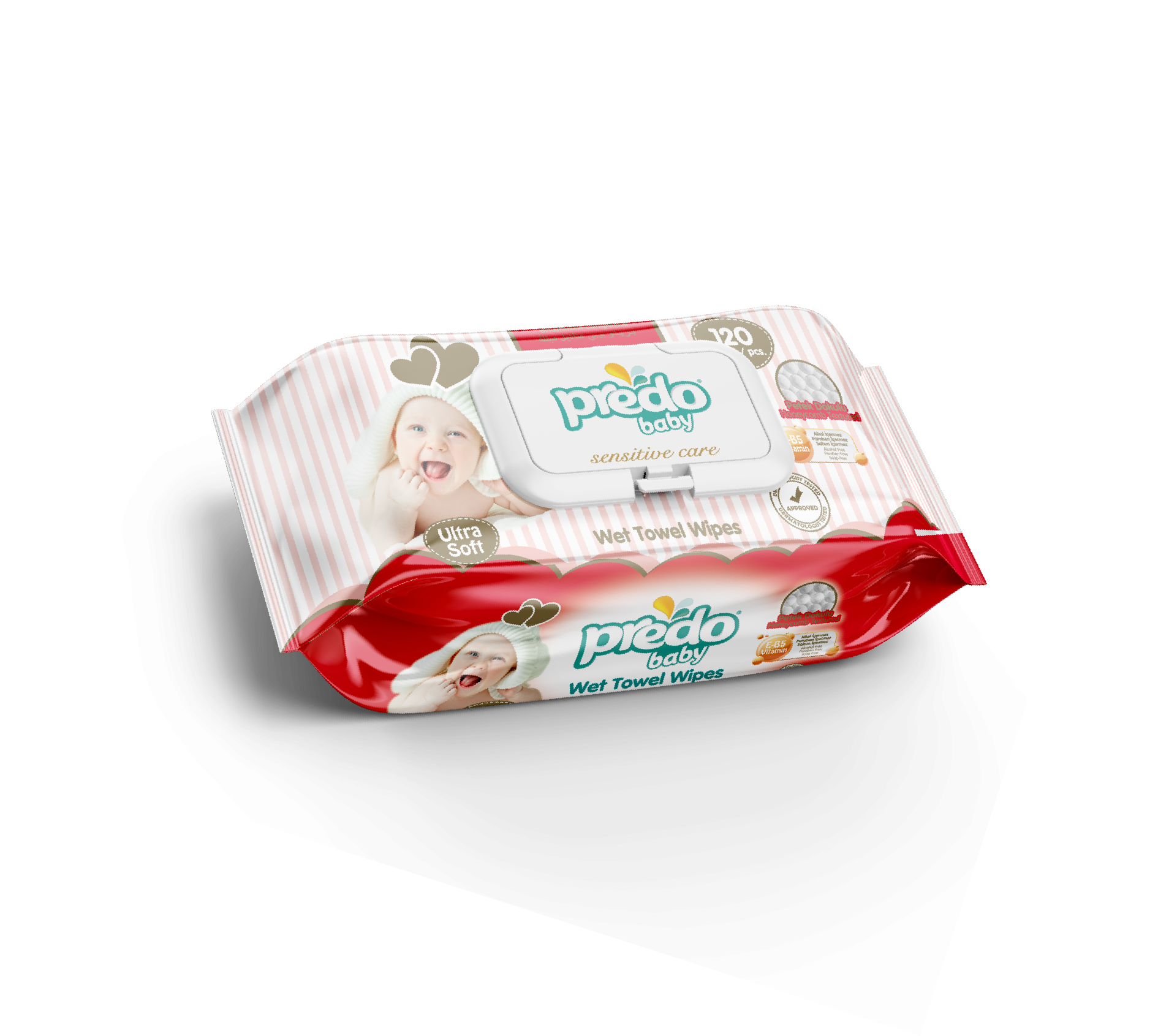 Predo Baby Wet Wipes - 120pk