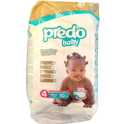 Predo Baby Diapers Size 4 (Maxi) - 10pk