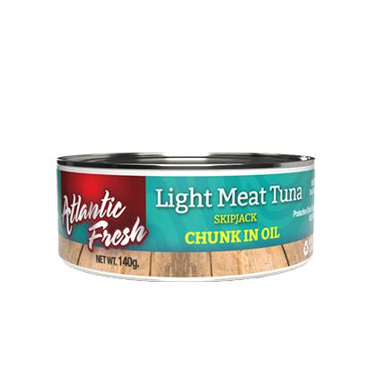 Atlantic Fresh Skipjack Tuna (Chunk in oil)